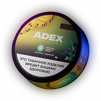 _Жевательный табак ADEX CLICK STRONG "БАНАН+МЕНТОЛ"